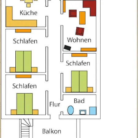 Sonnige -100qm - Im 1. Obergeschoss Der Walhall In Einem Parkähnlichen Garten